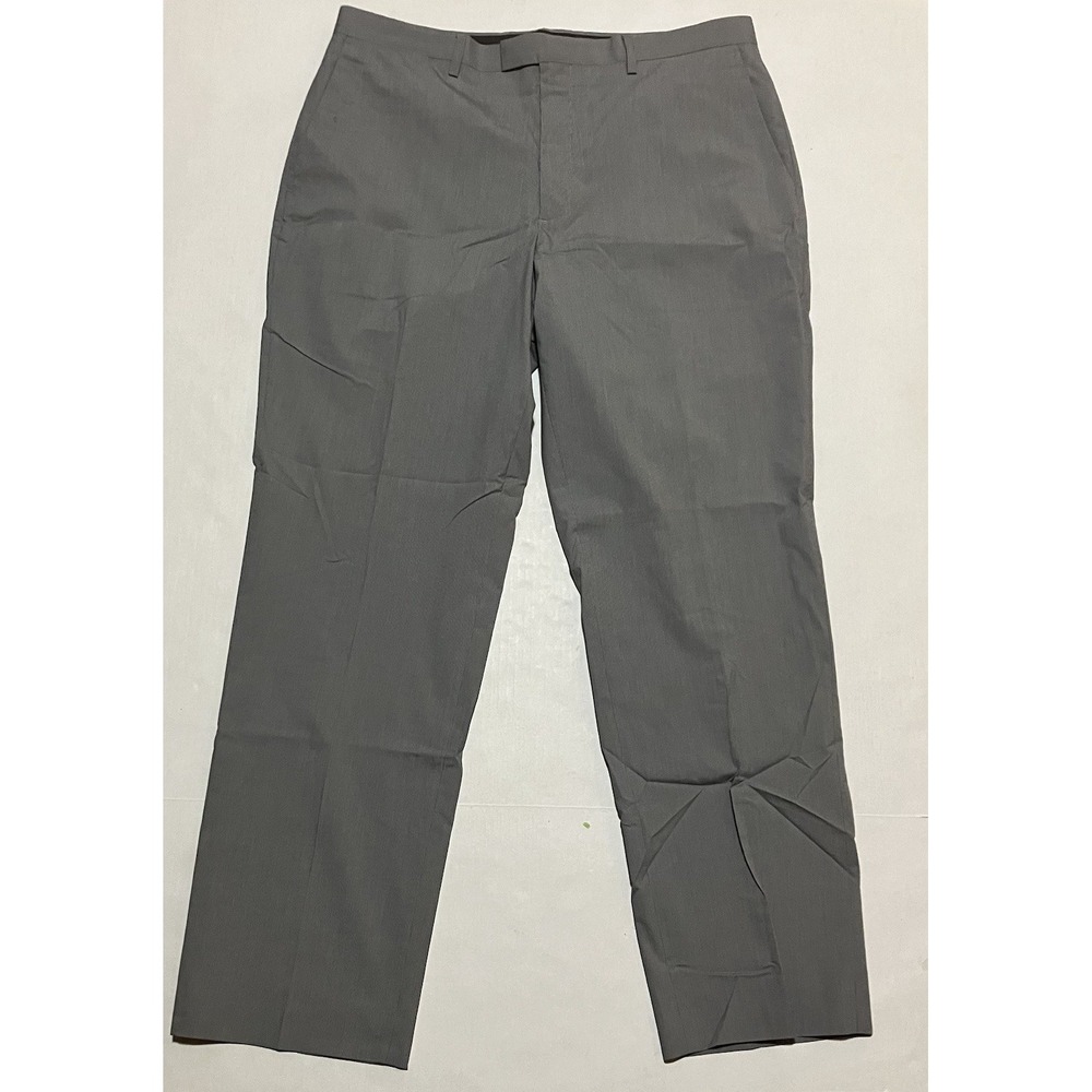 Banana Republic Pants Mens 36 X 31.5 Gray Straight Marzotto Havana Fabric Stripe